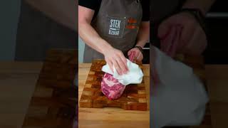 Stek Tomahawk - reverse sear #steak #food #stekbzdur