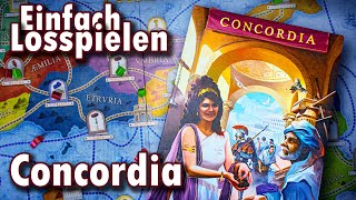 In Concordia gemütlich Rom erobern - Einfach Losspielen (Anleitung)