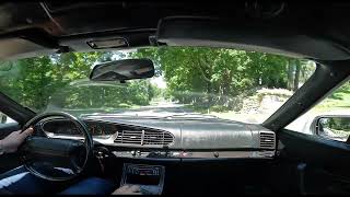 1991 Porsche 944 S2 Cabriolet test drive!