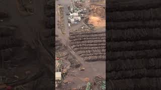 Big Logging Operation In Kalispell Montana