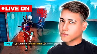 💙 LEVEL UP AO VIVO 💙 FOCADO NA EVOLUÇÃO! RANQUEADA ALEATÓRIOS E SOLO !! FREE FIRE MOBILE 💙