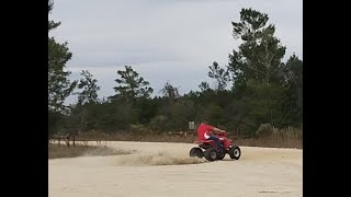 Honda 300EX riding @ Big Scrub OHV Trailhead