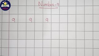 Writing Number 9 in column book | Number 9 | Numbers | TEACHERS World of WONDERzzz