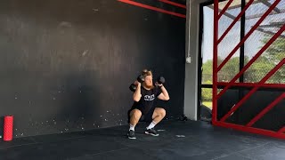 Трастеры с гантелями | The dumbbell thruster