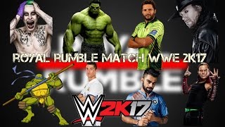 Royal Rumble 2018 Superheroes vs Sportsmen vs WWE Stars WWE 2K17 20 Man Royal Rumble