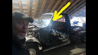 WOW...This Just Got Serious! Building A 1980's Bull Nose Ford F150 . Off Grid Homesteading.