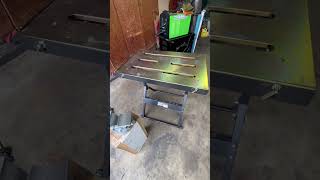 My portable outdoor fabrication shop #fabrication #diy #welding #metal