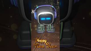 🥳Emo Says Happy New Year #robot #Emo