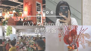 CNY Preparation | Wholesale Flower Market | Haircut | IKEA | Wet Market | CNY Flower arrangement