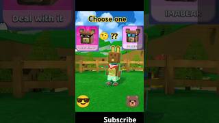 Your Choice 😎 In Super Bear 🐻 Adventure 😜 #shorts #superbearadventure