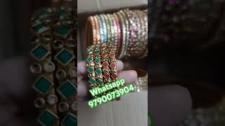 Whatsapp 9790073904 for order #shortsvideo #shorts #bangles #silkthreadbanglesset