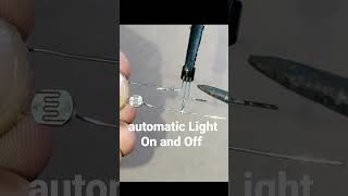 Automatic Turn on and off Light sensor #shorts