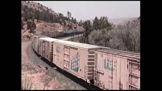 "Solid Cold" Santa Fe 5059 East FGE Reefer Train 5-31-1992