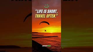 Travel Motivation whatsapp status & Quotes 🗺️🛩️🧳 #shorts #travel #motivational #bestquotes