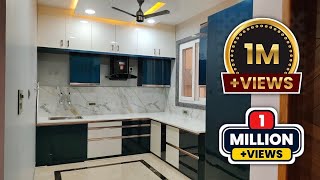 🔥 new acrylic sheets modular kitchen design 2024 #vishalfurniture #modularkitchendesign