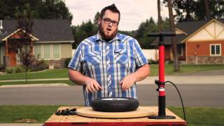 Pneumatic Tire Safety - How To Inflate an Air Filled Tire