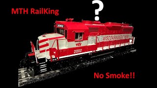 MTH O-Gauge RailKing Engine - How to fix a no smoke issue