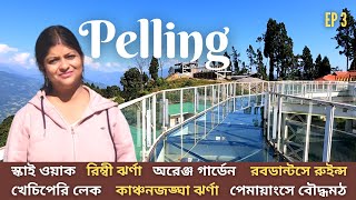 Pelling Sightseeing | Sky Walk | Kanchenjungha And Rimbi Falls| Rabdantse Ruins| Sikkim EP 3