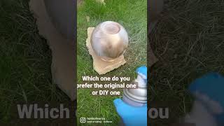 Idea how to diy a vase with a spray paint