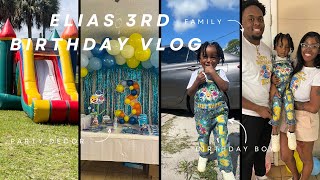 Elias's 3rd birthday | VLOG