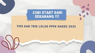 CURI START PERSIAPAN PPPK NAKES 2023