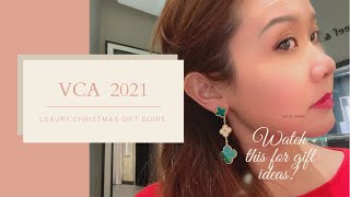 Van Cleef & Arpels Luxury Vlog Christmas Gift Guide Vlog 2021 & top picks #vca #vcashopping Alhambra