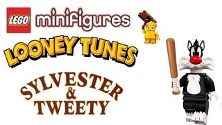 Lego Minifigures Looney Tunes Sylvester & Tweety Review