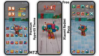 Premium HyperOS Theme for Xiaomi,Redmi,Poco 🤩 | Best HyperOS Amazing Theme for MTZ 🥰