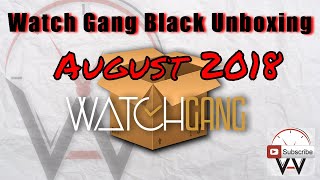 Watch Gang Black Unboxing and Review August - Charles Hutton Chronograph