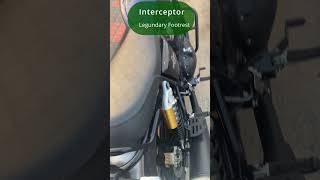 Legundary Footrest For Interceptor 650 #royalenfield #interceptor650 #pillion #footrest