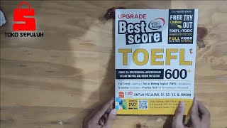 UPGRADE BEST SCORE TOEFL 600+