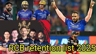 rcb retention list 2025