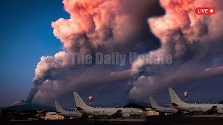 Horrible Today: Etna Volcano Explosion in Italy Threatens people in Sicily