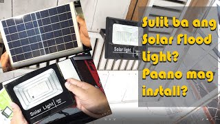 Sulit ba ang Solar Flood Light - how to install solar flood light