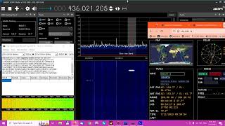 BDSAT-2 Satellite decode over Chile using SDR#