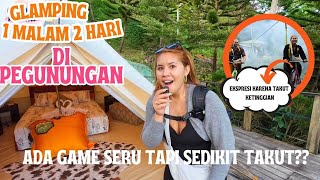 KEGIATAN GLAMPING 1 MALAM 2 HARI  UNTUK MENIKMATI PEMANDANGAN GUNUNG DAN BUKIT DI CEBU FILIPINA