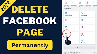 How to delete Facebook page permanently