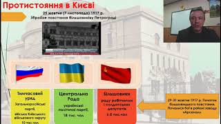 Розділ 2. Урок 3.  Наростання політичної боротьби в Україні в серпні -листопаді 1917 р.