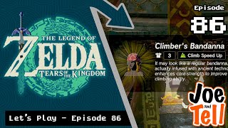 Let's play The Legend of Zelda Tears of the Kingdom. Finding the Zora's armor and Climber's Bandanna