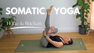 30 Min. somatische Yoga Übungen | Hüftöffner & Rücken | Nervensystem beruhigen & Stress lösen