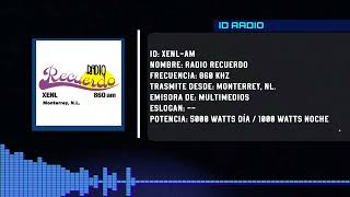 XENL-AM • Radio Recuerdo 860 AM. Monterrey, Nuevo León, Méx 🇲🇽