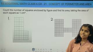 Q.1 to 9 - Ex - 21C - Ch 21 - Concept of Perimeter and Area | RS Aggarwal Math class 6