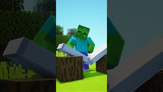 Help Minecraft Steve, Break Bedrock! #shorts