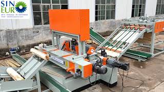 wood core veneer peeling machine Full automatic 4ft spindleless rotary core veneer peeling line