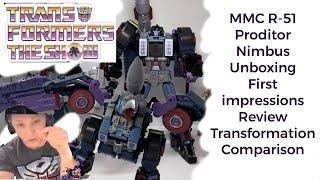 MasterMind Creation MMC R-51 Proditor Nimbus  Unboxing Review Comparison #transformers #generation1