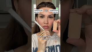 Wrong Concealer Brush Vs The Right Concealer Brush