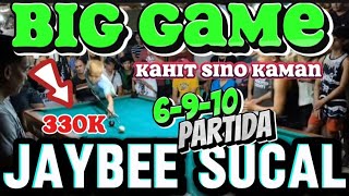 Big game sa Cebu Jaybee Sucal 6-9-10 VS Jeff aka boy wax 10 balls game Race 16