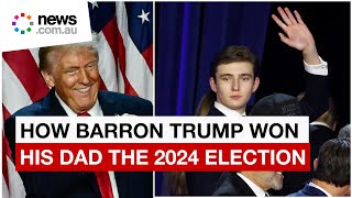 How Donald Trump's youngest son Barron secured his US election victory