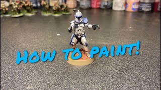 How to paint captain Rex #StarWarslegion #modelkit #starwars #clonewars