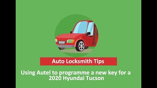 Using Autel to programme a new key for a 2020 Hyundai Tucson